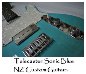Telecaster Sonic Blue NZ Custom Guitars